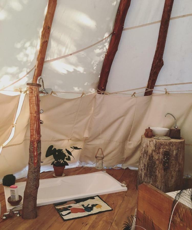 Tipi Lodge Dans La Foret Mimizan-Plage Exteriör bild