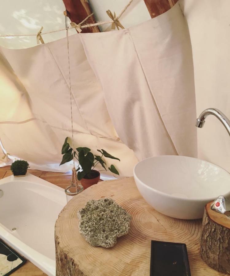 Tipi Lodge Dans La Foret Mimizan-Plage Exteriör bild