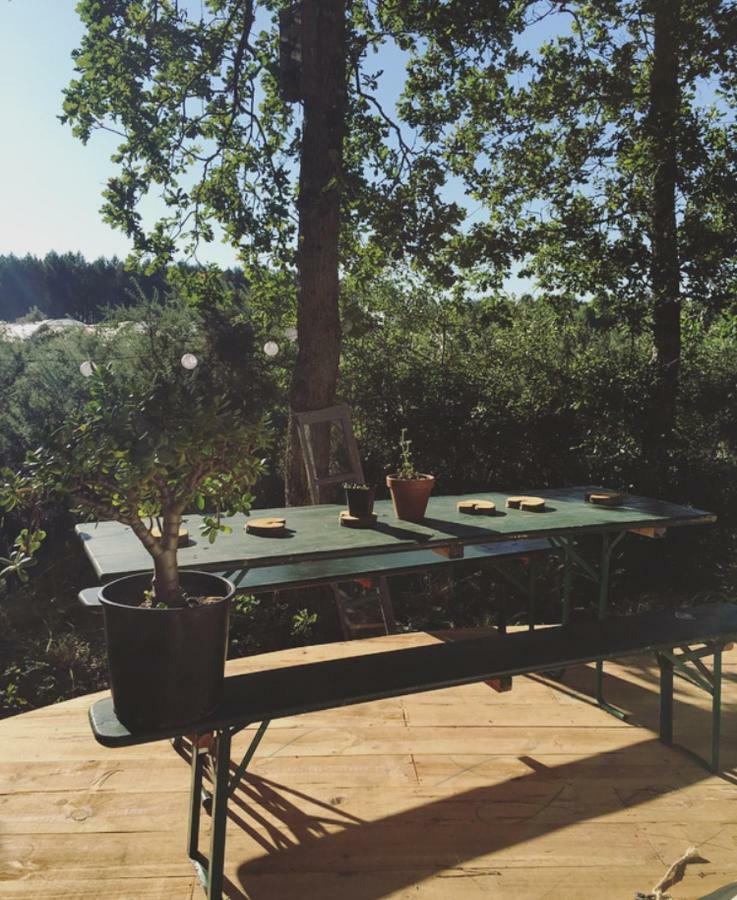 Tipi Lodge Dans La Foret Mimizan-Plage Exteriör bild