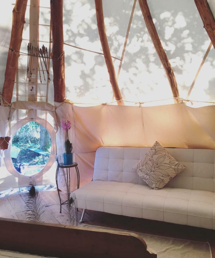 Tipi Lodge Dans La Foret Mimizan-Plage Exteriör bild